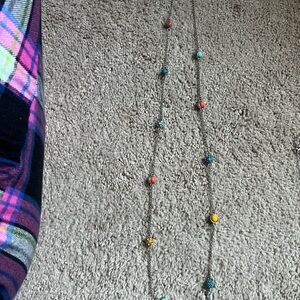 Lia Sophia Multicolor Beaded Necklace/Earring set